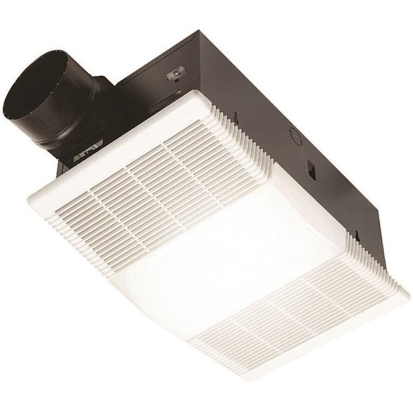 BroanNutone 80 CFM Ceiling Bathroom Exhaust Fan with Light and 1300